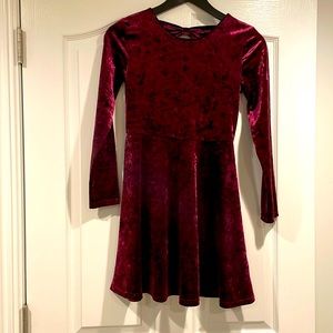 Cozy velour dress